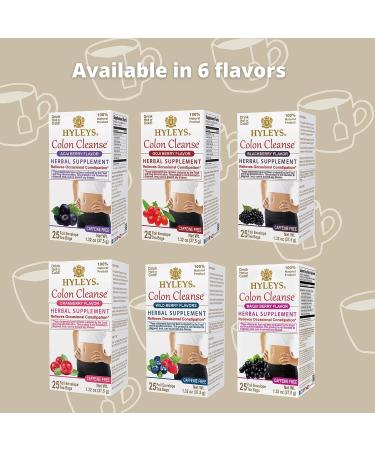 HYLEYS Tea Wellness Colon Cleanse Goji Berry - 25 Tea Bags  1 Pack Goji Berry 25 Count (Pack of 1) - Buy Online on GoSupps.com