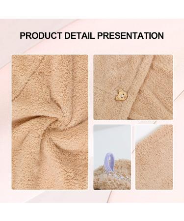 Yivalue Super Absorbent Hair Towel Cap Set - Quick Dry for All Hair Types - 2 Pack Hair Drying Caps for Women, Men, Kids - Buy Online on GoSupps.com