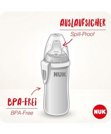 NUK Active Cup 300ml Disney Winnie The Pooh Blue | Leak-Proof Learning Cup 12+ Months | BPA Free Drinking Spout | Clip & Protective Cap - Buy Online on GoSupps.com
