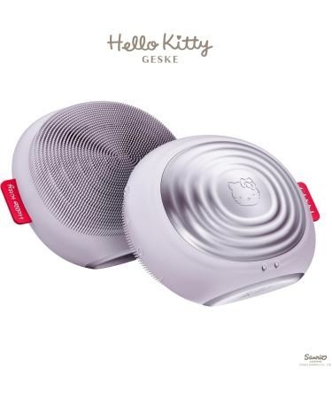 Geske x Hello Kitty Sonic Thermo Facial Brush | 5-in-1 Skin Cleaning & Massage Device | Electric Face Cleaning Brush with Heat Function | Purple - Buy Online on GoSupps.com