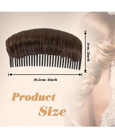3-Piece Hair Bun Clip Set for Volume Fluffy Princess Styling - Light Brown - Buy Online on GoSupps.com