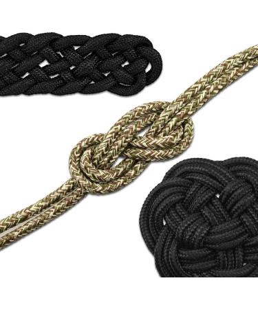 Navaris Outdoor Survival Rope - 4mm x 30.5m Tearproof Camping & Fishing Cord in Black - Versatile All-round Application - Buy Online on GoSupps.com