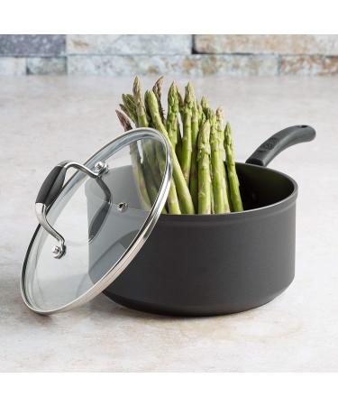 Ecolution Symphony 3Qt Nonstick Saucepan with Cool-Touch Handle - Dishwasher Safe, Grey - Buy Online on GoSupps.com