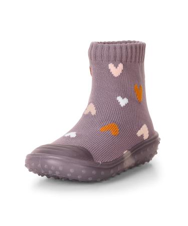 Sterntaler Unisex Kids Adventure Hearts Socks 21-22 Purple