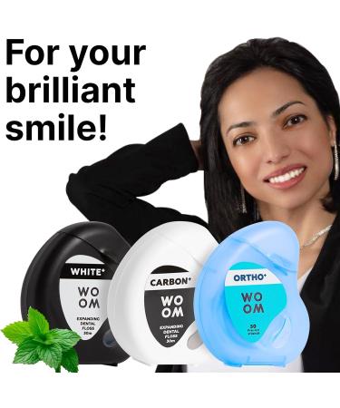 Shop Woom Carbon+ Dental Floss - Premium Eco-Friendly Floss for Healthier Teeth | Fast International Shipping - Buy Online on GoSupps.com