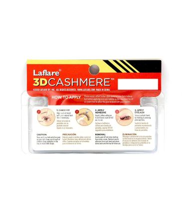 LAFLARE 3D CASHMERE Eyelashes - Natural Wispy Glam Look - 3 Pack Bundle Special - CH406 3 - Buy Online on GoSupps.com