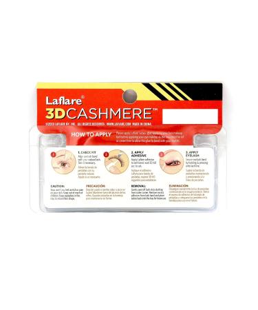 LAFLARE 3D Cashmere Eyelashes - Natural Glam Fluffy & Reusable False Lashes | 3 Packs Special Bundle CF105 - Buy Online on GoSupps.com