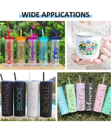 Lya Vinyl 65 Pack Permanent Self Adhesive Sheets for Cricut - Outdoor Party Decoration Sticker DIY Mug Car Decal - Multi Glossy Vinyl - Buy Online on GoSupps.com