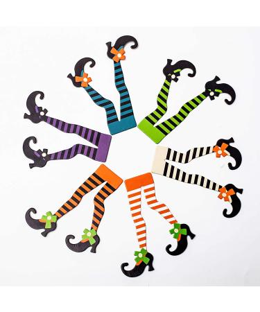 Whaline Halloween Witch Boot Cupcake Toppers - 30 Pack | Party Decoration Supplies - Buy Online on GoSupps.com