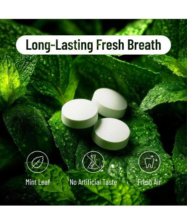 Mint Toothpaste Tablets Fluoride Free Travel Size Toothpaste for Whitening Fresh Breath & Clean Teeth Natural Mint Dental Tablets Portable Oral Care 60 Count Jar for Daily Use - Buy Online on GoSupps.com