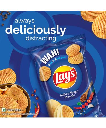 Lay's India's Magic Masala Chips 30g Masala - 50g (Pack of 1) - Authentic Indian Flavors - Buy Online on GoSupps.com