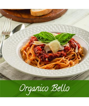 Organico Bello Marinara Sauce 25 oz - Pack of 3 | USDA Organic, Non-GMO, Gluten-Free | No Added Sugar | Keto & Paleo Friendly Tomatoes - Buy Online on GoSupps.com
