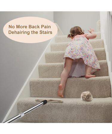 47 Adjustable Long Handle Carpet Rake Pet Hair Remover  Reusable Large Metal Lint Remover Brush for Embedded Fur Removal from Low Pile Rugs Stairs  Carpet Brush Scraper Dog Cat Hair Remover Broom - Buy Online on GoSupps.com