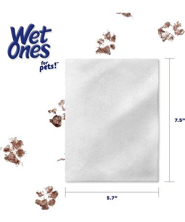 Wet Ones for Pets Hypoallergenic Dog Wipes with Vitamins A, C & E - 100 Count Multipurpose Fragrance-Free Wipes for Dogs - Buy Online on GoSupps.com