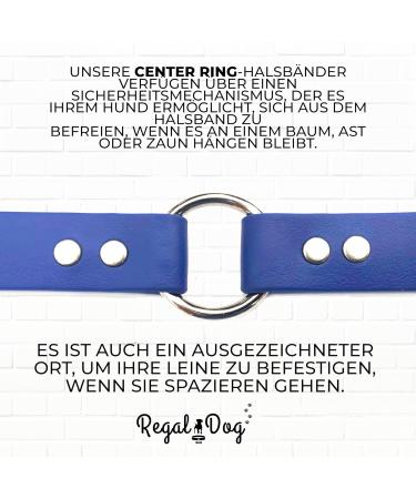 Regal Dog Products Waterproof Dog Collar for Small Medium & Large Dogs - Durable Blue Collar for Puppies & Adult Dogs - Buy Online on GoSupps.com