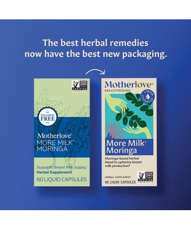 Motherlove More Milk Moringa â€“ 60 Liquid Capsules for Enhanced Milk Supply - Buy Online on GoSupps.com