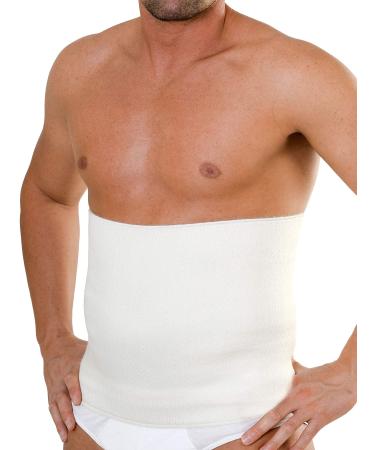 EGi 60% Merino Wool Elastic Belt/Band Support Wrap Thermotherapy. Proudly Made in Italy. (5 (Waist 35.5''/41.5))