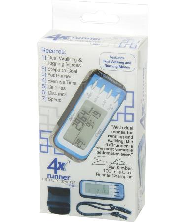 Ozeri 4x3runner Pocket 3D Pedometer and Activity Tracker with Dual Walking & Running Mode Technology - Buy Online on GoSupps.com