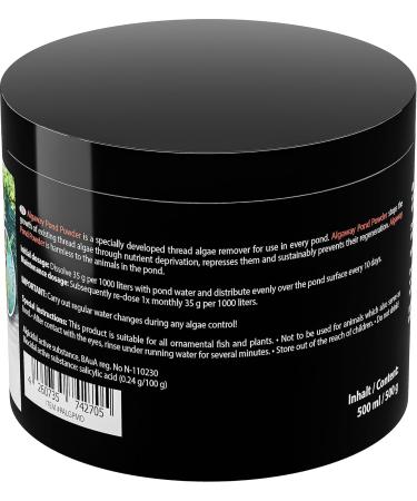 Microbe-Lift Pond Algaway Powder 500g - Effective Thread Algae Remover for Ponds - Quick Elimination & Prevention of Algae Growth - Multicolored - Buy Online on GoSupps.com