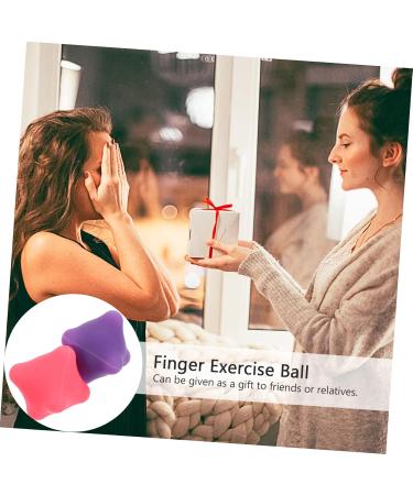 Homsfou 4-Pack Hex-Grip Lacrosse Massage Balls - Handheld Silicone Massage Tool for Gym & Relaxation - Multi-Color Options - Buy Online on GoSupps.com