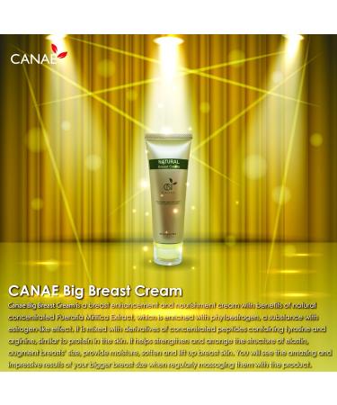 CANAE Pueraria Mirifica Breast Enhancement Cream - Natural Firming & Enlarging Solution for Bigger Busts | 3.5 Oz - Buy Online on GoSupps.com
