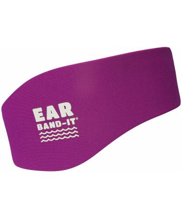 Ear Band-It Swimming Headband - Invented by Physician - Hold Ear Plugs in - The Original Swimmer's Headband - Doctor Recommended - Secure Earplugs Medium (ages 2 to 8yrs) Magenta