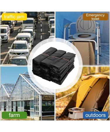 Portable Toilet Bags | Garbage Bags Camping Potty Bags Garbage Bags Camping Potty Bags 50x for Bucket Toilet Adults Outdoor Camping Car - Buy Online on GoSupps.com