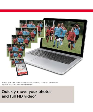 SanDisk 512GB Ultra SDXC Memory Card - Up to 150MB/s - C10 U1 - Full HD - SDSDUNC-512G-GN6IN - Buy Online on GoSupps.com