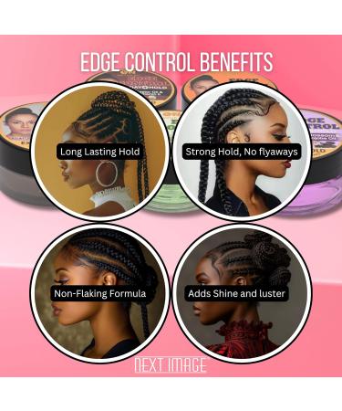 Edge Control Extreme Hold - Jamaican Black Castor Oil & Vitamin E 1oz | Buy Worldwide - Buy Online on GoSupps.com