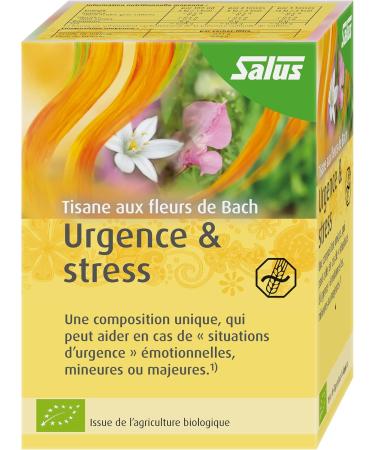 Salus Tisane Urgence & Stress aux Fleurs de Bach AB - Base de M lisse de Lavande et d' lixirs Floraux - Relaxation D tente - 15 Sachets (Lot de 2) - Buy Online on GoSupps.com