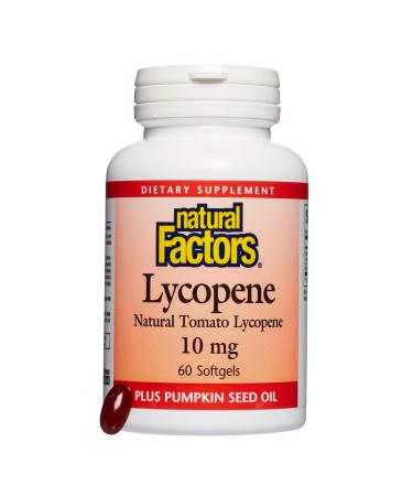 Natural Factors Lycopene 10 mg 60 Softgels
