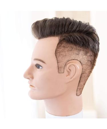 Undercut Hair System for Men - Ready-to-Use | Dark Blonde (Color 6) - Perfectly Cut by Hairstylist - Buy Online on GoSupps.com