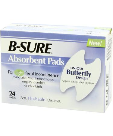 B-Sure Anal Leakage Pads - 24 Pads | Superior Comfort & Protection - Buy Online on GoSupps.com