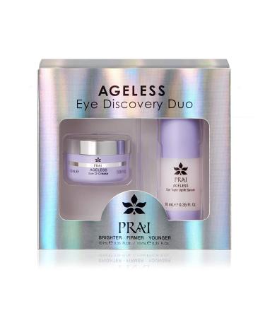 PRAI Beauty Ageless Eye Discovery Duo - Eye D-Crease & Tight Uplift Serum Set - 0.35 Oz | Anti-Aging Eye Serums - Buy Online on GoSupps.com