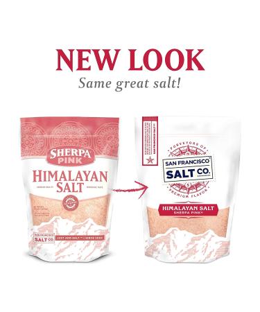 Sherpa Pink Himalayan Salt - 5 lbs Extra-Fine Grain | 100% Natural Salt | 5 Pound Pack - Buy Online on GoSupps.com