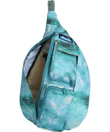 KAVU Mini Rope Sling Bag - Ocean Storm (One Size) | Lightweight Crossbody Bag - Buy Online on GoSupps.com