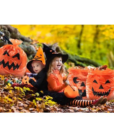 KKEATOY 12Pack Lawn and Leaf Pumpkin Trash Bags - Halloween Decor, Fall Yard Waste Bags - 30 Tall, 4 Patterns - Bonus Fright Tapes & Twist Ties - Buy Online on GoSupps.com