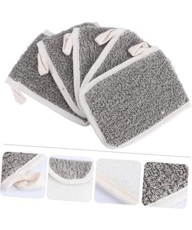 BIUDECO 5pcs Flip Soap Foam Net Mesh Bag Soap Mesh Saver Soap Exfoliating Bags Shower Supplies Cotton Linen - Buy Online on GoSupps.com