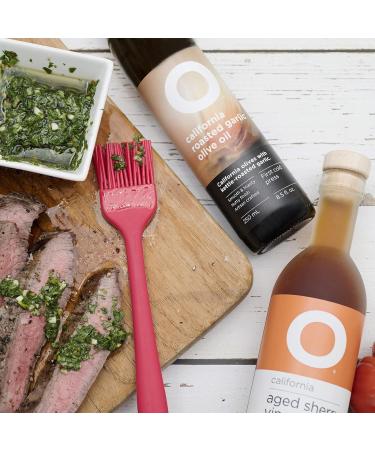 O California Roasted Garlic Olive Oil 250 mL Glass Bottle - Buy Online on GoSupps.com