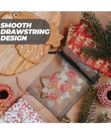 DOITOOL 500 Pcs Small Organza Bag Jewelry Gift Bags Mesh Bags Small Gift Bags Jewelry Sack Candy Bags Clear Gift Bags for Favors Small Organza Pouches Multifunctional Bag Drawstring Travel - Buy Online on GoSupps.com