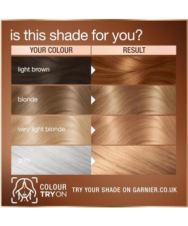 Garnier Good Permanent Hair Dye Starter Kit 7.0 Almond Creme Dark Blonde - Up to 100% Grey Coverage, 8 Weeks Long-Lasting Color - Buy Online on GoSupps.com