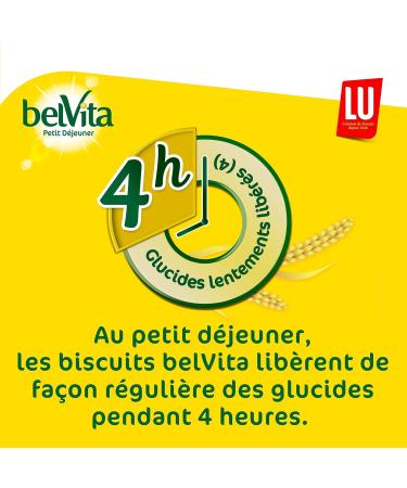 Belvita Chocolate Breakfast Biscuits with 5 Whole Cereals and Chocolate Chips - Display of 30 Bags (50 g) - Buy Online on GoSupps.com