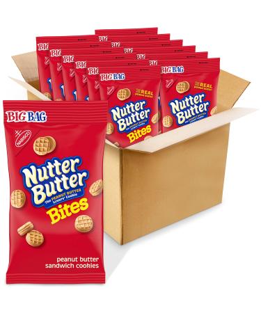 Nutter Butter Bites Peanut Butter Sandwich Cookies, 12 - 3 oz Big Bags