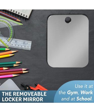 Shave Well Anti-Fog Shower Mirror for Office, Gym & School Lockers | Fogless Bathroom Mirror with Handheld Option | Hanging Shower Mirror - Buy Online on GoSupps.com