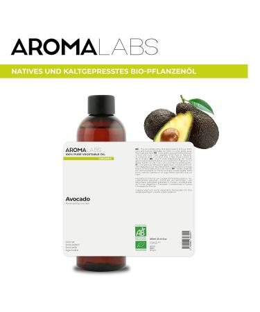 Organic Avocado Oil 250mL - 100% Pure Natural Cold Pressed | AROMA LABS - International Shipping - Buy Online on GoSupps.com