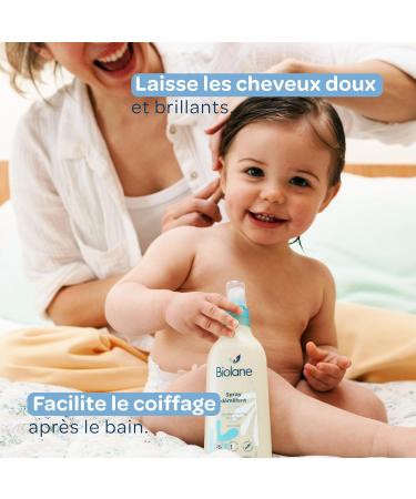 BIOLANE - Spray D m lant B b D m le efficacement - Facilite le coiffage - Sans Rincage Lin Fran ais 98% d'origine naturelle 200ml - Buy Online on GoSupps.com