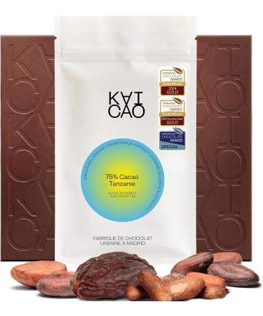 Kaicao Dark Chocolate African Origin Mix - Three Sweet Dark Chocolates with Dates - 85% Uganda Origin Cocoa 75% Tanzanian Cocoa with Kokoa Kamili 70% Ugandan Cocoa with Cocoa Nibs - 3 x 70 g - Buy Online on GoSupps.com