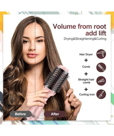 Buy 4 in 1 Hair Dryer Brush - Hot Air Styler for Drying Straightening Curling & Volumizing | Negative Ion Anti-Frizz Technology - International Shipping Available - Buy Online on GoSupps.com