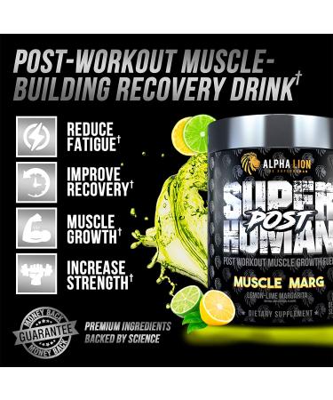 Alpha Lion Superhuman Post Workout Recovery - Fast Acting for Men & Women (25 Servings) - Buy Online on GoSupps.com