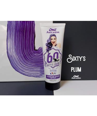 Coloration Semi-permanente Hairgum Sixty's Color Prune (60 ml) - Buy Online on GoSupps.com